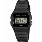 Casio F-91WB-1ADF férfi digitális karóra, WR100, fekete, dobozzal