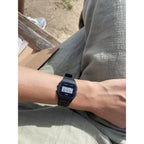 Casio F-91WB-1ADF férfi digitális karóra, WR100, fekete, dobozzal