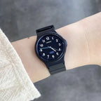 Casio LQ-24B-1BDF női kvarc karóra, fekete, 36 mm, WR30, műanyag szíj