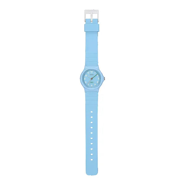 Casio LQ-24B-2BDF női kvarc karóra, kék, 36 mm, WR30, műanyag szíj + díszdoboz