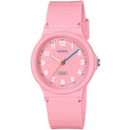 Casio LQ-24B-4BDF női karóra, rózsaszín, kvarc, WR30, analóg, műanyag szíj