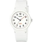Casio LQ-24B-7BDF női karóra, kvarc, fehér, műanyag, WR30, 36 mm + díszdoboz