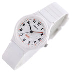 Casio LQ-24B-7BDF női karóra, kvarc, fehér, műanyag, WR30, 36 mm + díszdoboz