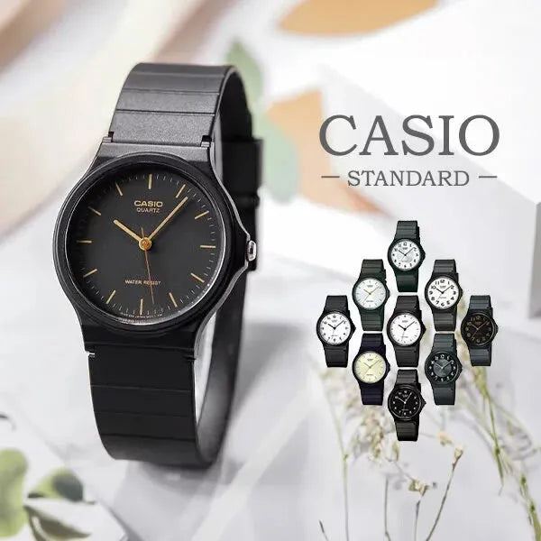 Casio MQ-24-1ELDF uniszex karóra, fekete, 36 mm, kvarc, WR30, díszdobozzal