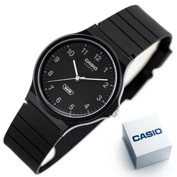 Casio MQ-24B-1BD uniszex kvarc karóra, 36 mm, grafitszürke, WR30, dobozzal