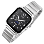 Casio MTP-M305D-1A férfi karóra, acél szíj, fekete számlap, WR50, holdfázis