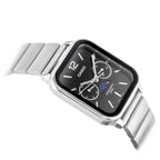 Casio MTP-M305D-1A férfi karóra, acél szíj, fekete számlap, WR50, holdfázis