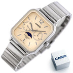 Casio MTP-M305D-9A férfi karóra, rozéarany, acél, WR50, díszdobozzal