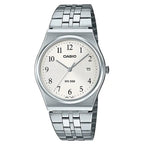 Casio MTP-B145D-7B férfi karóra, acél szíj, 35 mm, gyöngyház számlap, WR50