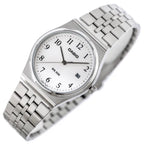 Casio MTP-B145D-7B férfi karóra, acél szíj, 35 mm, gyöngyház számlap, WR50