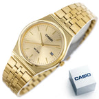 Casio MTP-B145G-9A férfi karóra, arany acél, rózsaarany számlap, kvarc, dátum
