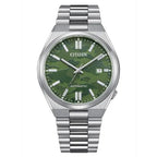 Citizen Tsuyosa NJ0159-86X férfi automata óra, zöld számlap, 40 mm, zafírüveg