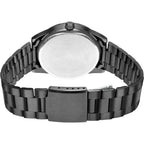 Casio MTP-VD03B-2A férfi karóra, kék számlap, acél fekete szíj, WR50