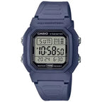 Casio W-800H-2A férfi digitális óra, WR100, sötétkék, kvarc