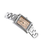 Casio LTP-1234DD-4A női karóra, téglalap tok, rózsaszín számlap, acél, WR30