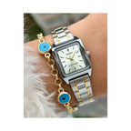 Casio LTP-V007SG-9E női karóra, kvarc, két tónusú acél szíj, 31 mm, WR30