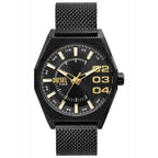 Diesel Double Scraper DZ2194 férfi karóra, 43 mm, fekete acél, WR50