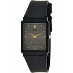 Casio MQ-38-8A női karóra, téglalap, fekete, kvarc, WR30, műanyag szíj