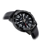 Casio férfi karóra MTP-VD01BL-1B, fekete, 45 mm, bőr szíj, WR50