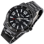 Casio MTP-VD01B-1B férfi karóra, fekete acél, WR50, dátumkijelző