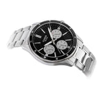 Casio MTP-1374D-1A3 férfi karóra, acél szíj, fekete számlap, 44 mm, WR50