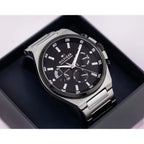 Tommy Hilfiger Dexter férfi karóra 1792087, acél, fekete, 5 ATM