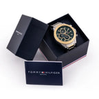 Tommy Hilfiger Clark 1792079 férfi karóra, zöld, 46 mm, acél, WR50