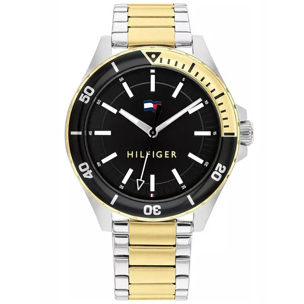Tommy Hilfiger Logan 1792013 férfi karóra 43 mm, nemesacél, fekete, WR50