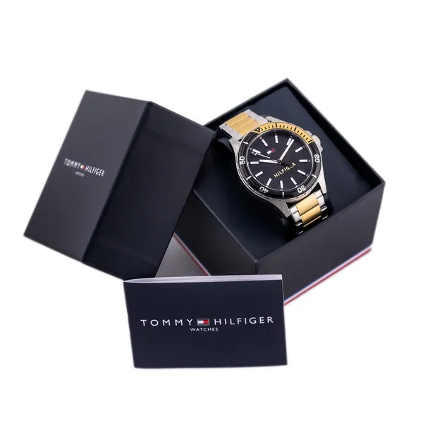 Tommy Hilfiger Logan 1792013 férfi karóra 43 mm, nemesacél, fekete, WR50