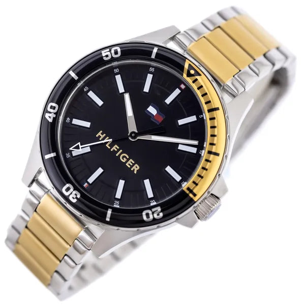 Tommy Hilfiger Logan 1792013 férfi karóra 43 mm, nemesacél, fekete, WR50