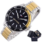 Tommy Hilfiger Logan 1792013 férfi karóra 43 mm, nemesacél, fekete, WR50