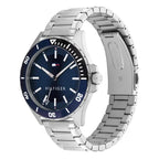 Tommy Hilfiger Logan 1792012 férfi karóra, acél szíj, kék számlap, 43 mm, WR50
