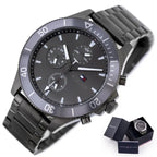 Tommy Hilfiger Larson 1791918 férfi karóra 46 mm, acél szíj, WR50, kvarc