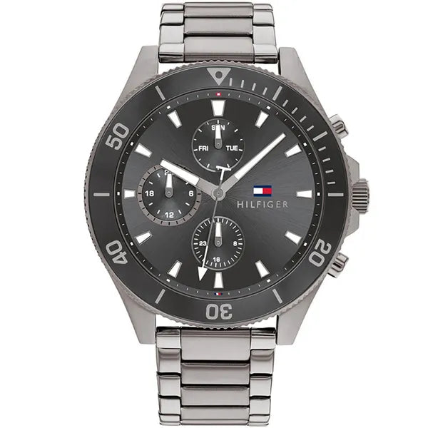 Tommy Hilfiger Larson 1791918 férfi karóra 46 mm, acél szíj, WR50, kvarc