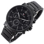 Tommy Hilfiger Tyson 1710590 férfi karóra, fekete, 44 mm, acél, kvarc, WR50