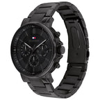 Tommy Hilfiger Tyson 1710590 férfi karóra, fekete, 44 mm, acél, kvarc, WR50