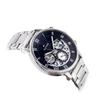 Tommy Hilfiger Legend 1710569 férfi karóra, acél, kék számlap, 44 mm, WR50