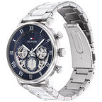 Tommy Hilfiger Legend 1710569 férfi karóra, acél, kék számlap, 44 mm, WR50