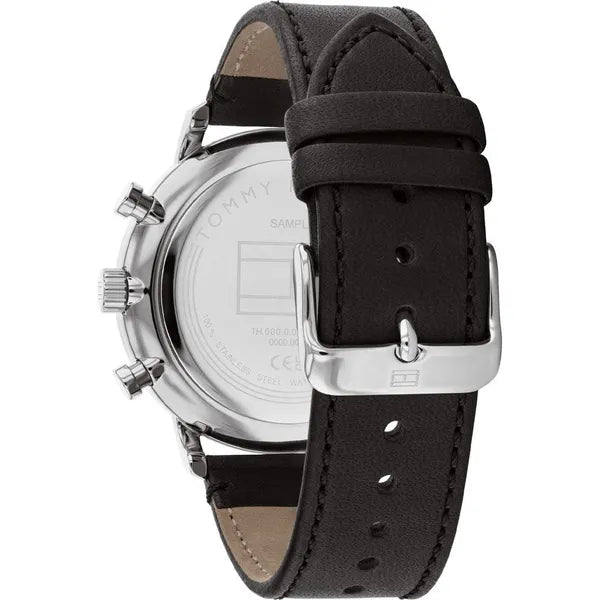 Tommy Hilfiger 1710565 Legend férfi karóra, 44 mm, fekete, bőr, 5 ATM