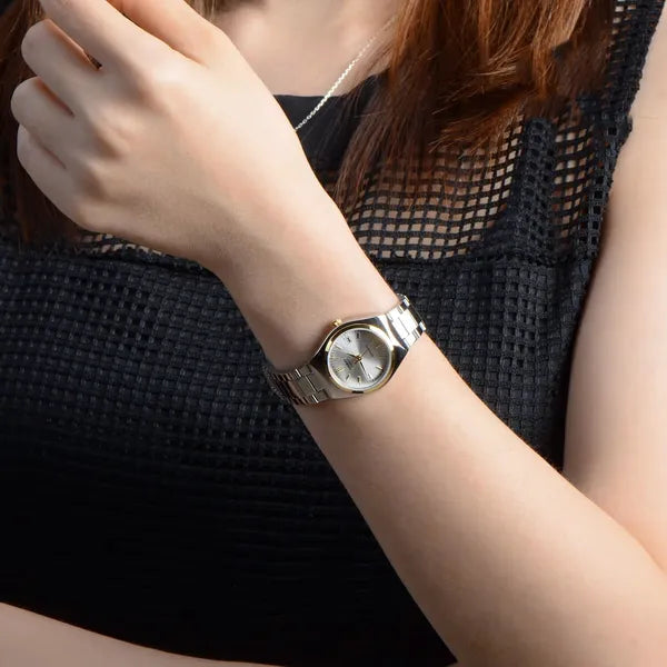 Casio LTP-1170G-7A női karóra, két tónusú acél, 25 mm, kvarc, dátum, WR30