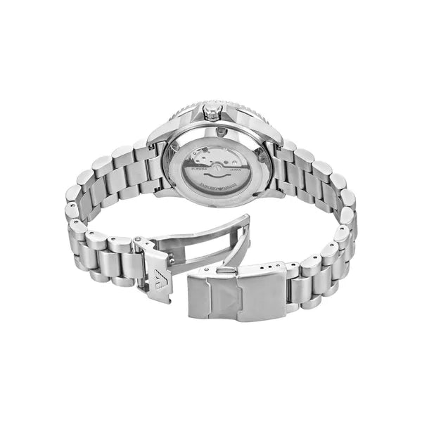 Emporio Armani AR60079 férfi automata búváróra, 42 mm, kék számlap, acél