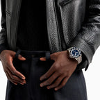 Emporio Armani AR60079 férfi automata búváróra, 42 mm, kék számlap, acél
