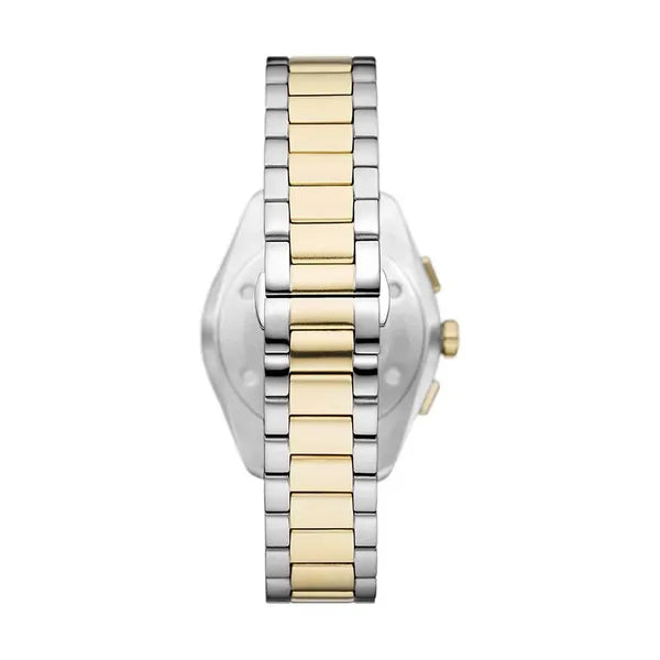 Emporio Armani AR11605 Claudio férfi óra, 42 mm, kronográf, arany számlap