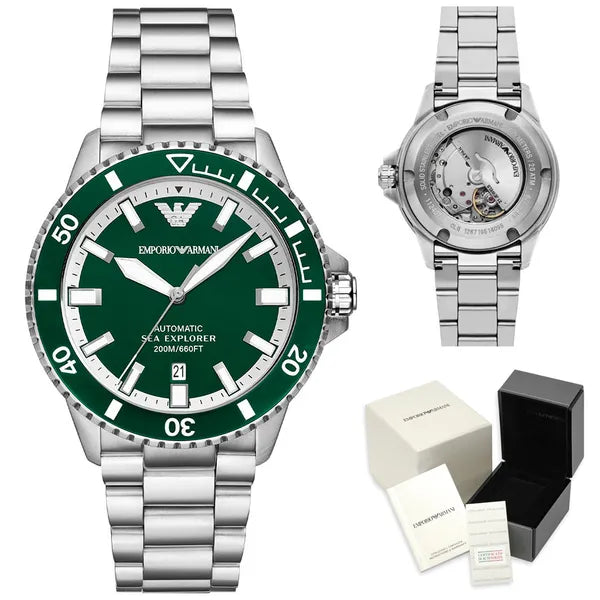 Emporio Armani AR60080 Sea Explorer férfi automata karóra, WR200