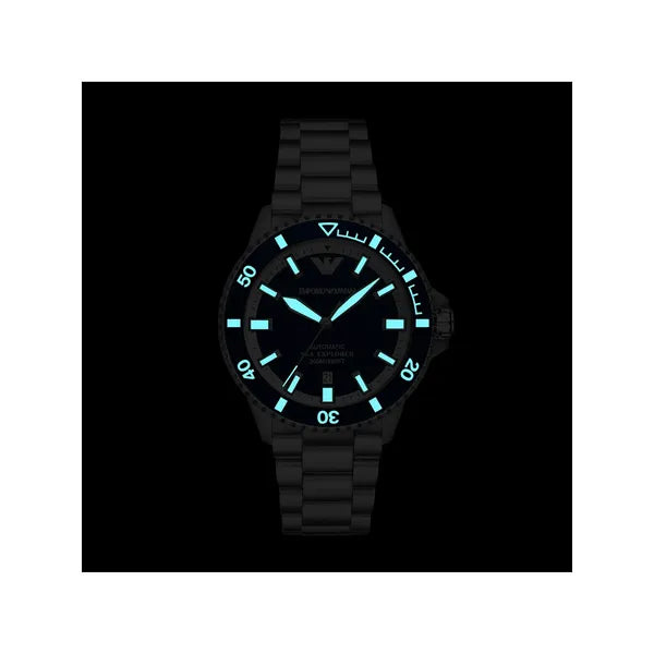 Emporio Armani AR60080 Sea Explorer férfi automata karóra, WR200