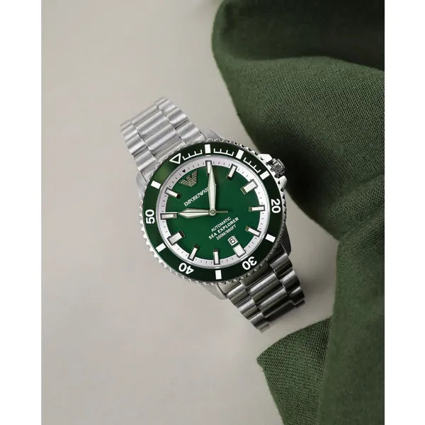 Emporio Armani AR60080 Sea Explorer férfi automata karóra, WR200