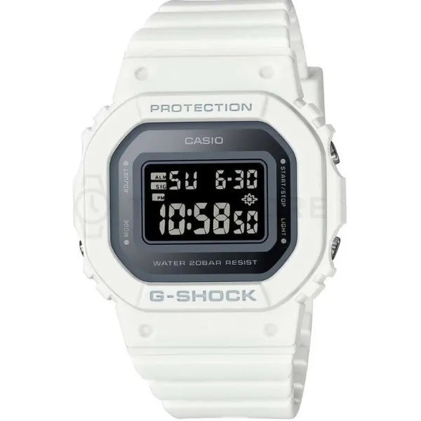 Casio G-Shock GMD-S5600-7ER női digitális óra, fehér, WR200