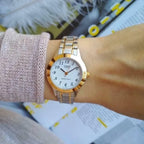 Casio női karóra LTP-1263PG-7B, két színű acél, WR30, kvarc, 27 mm + díszdoboz