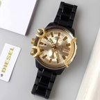 Diesel Griffed DZ4525 férfi karóra, fekete/arany, krónográf, 50 m, 48 mm, acél
