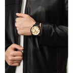 Diesel Griffed DZ4525 férfi karóra, fekete/arany, krónográf, 50 m, 48 mm, acél